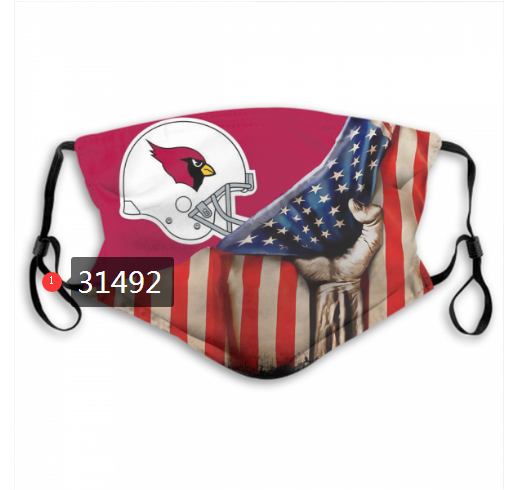 NFL 2020 Arizona Cardinals #94 Dust mask with filter->nfl dust mask->Sports Accessory